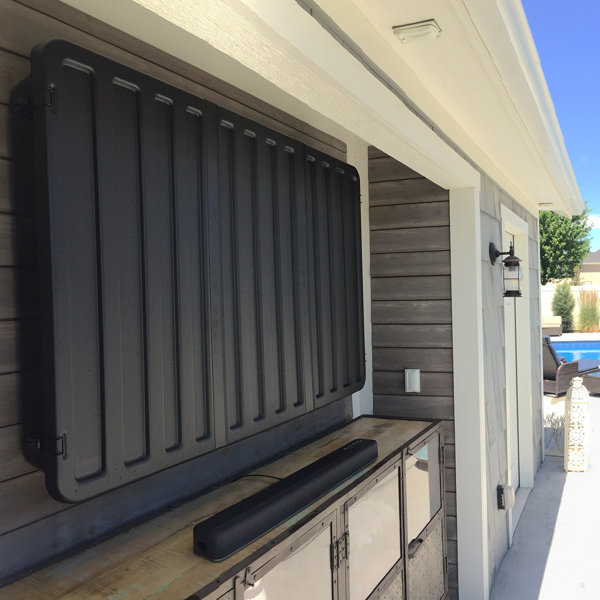 Storm Shell Black OUTDOOR TV ENCLOSURE & Reviews Wayfair